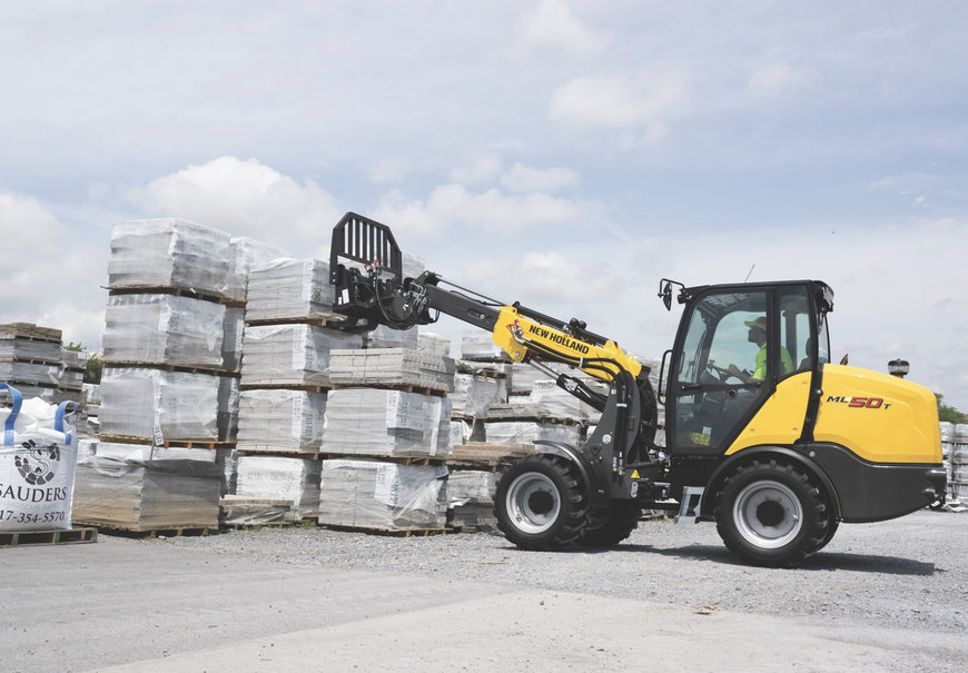 New Holland Construction Extends Portfolio With Telescopic Reach Small Articulated Loaders
